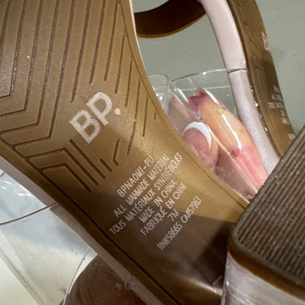 BP Women's Blush Heeled Sandals - Picture 5 of 5